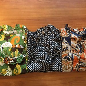Bundle J Crew Retro 2008 Print Phoebe Alessia Bahia Coppelle Tangiers Tops